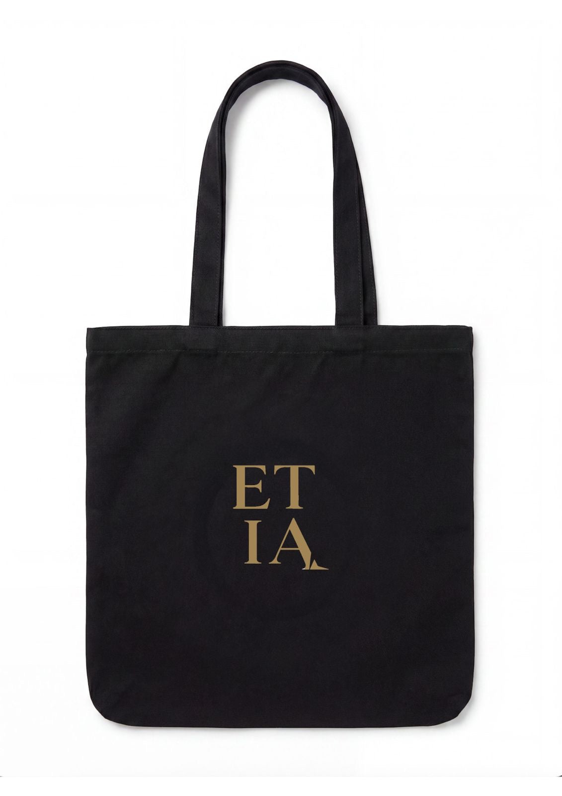 Adinkra Symbols Tote Bag | African Organic Cotton Design | Black Magic | ETIA