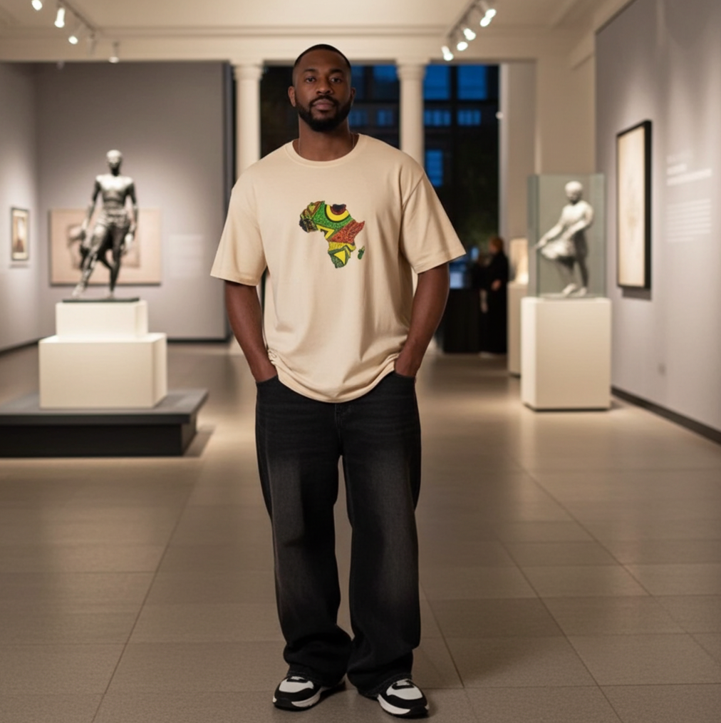 Colours Digital Print Organic Cotton T-Shirt – Adult Men’s Graphic Tee