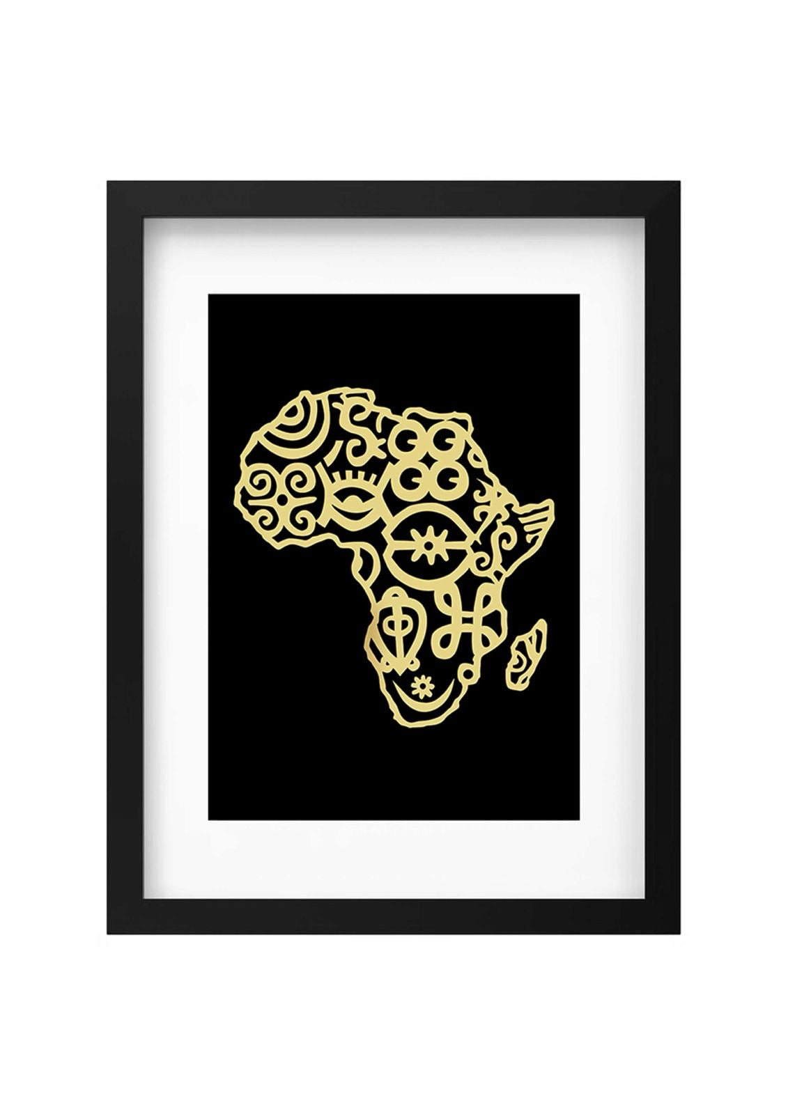 SHE Adinkra Wall Art | Unframed