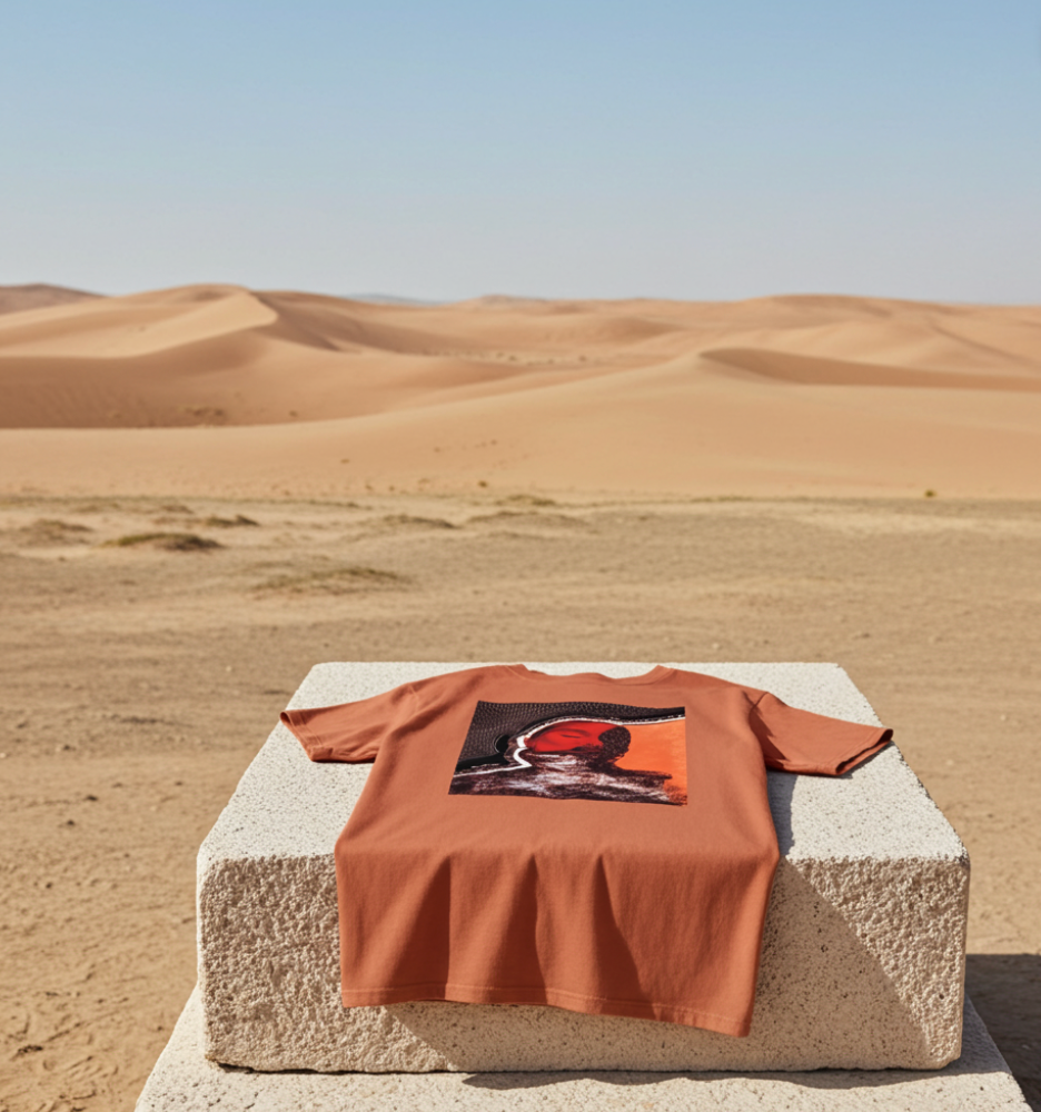 Drop Shoulder Organic Cotton T-Shirt – Adult Unisex Oversized Tee