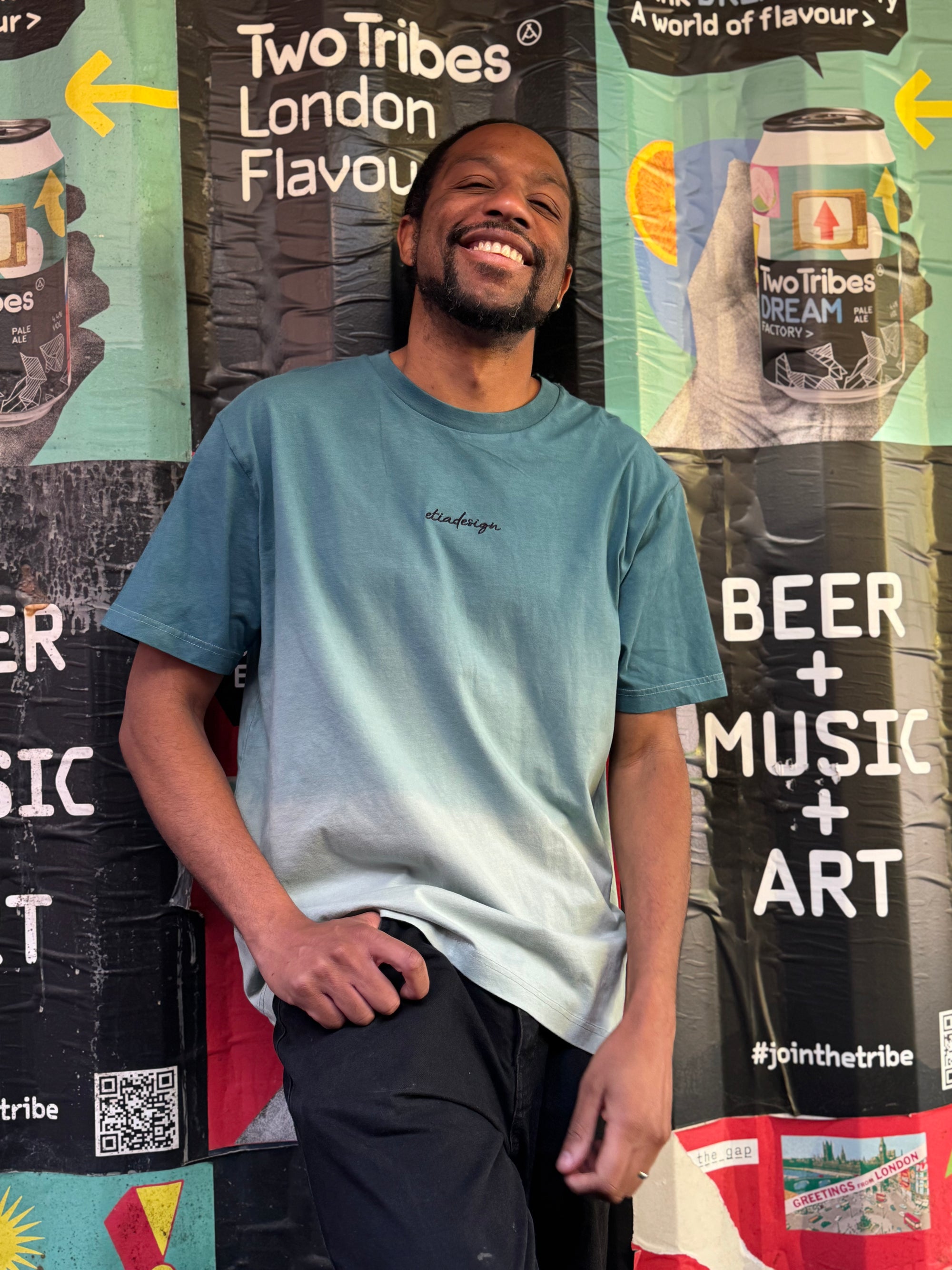 Organic Cotton Unisex T-Shirt – Fuser Hydro & Aloe Fabric with Embroidered Logo