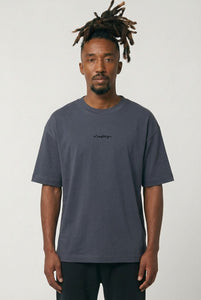 Organic, Shoulder drop wide fit cotton T-shirt