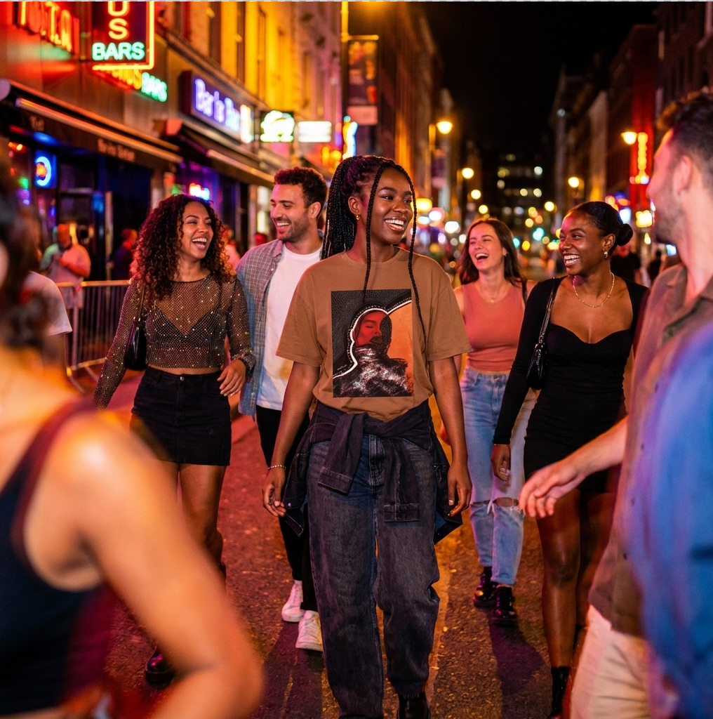 Drop Shoulder Organic Cotton T-Shirt – Adult Unisex Oversized Tee