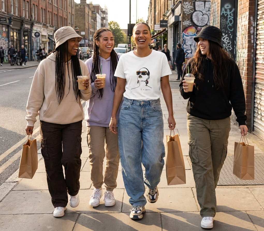 Organic Ring-Spun Combed Cotton T-Shirt – Adult Unisex Everyday Tee