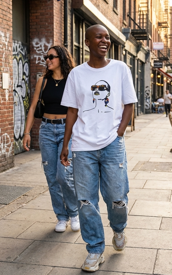 Organic Ring-Spun Combed Cotton T-Shirt – Adult Unisex Everyday Tee