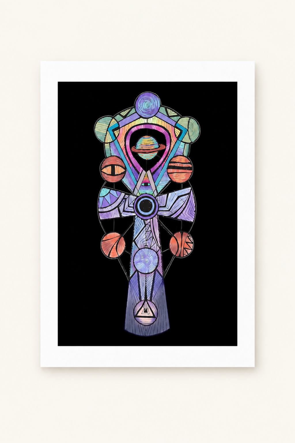 Ankh print background-cleanup attempt, not approved for website use