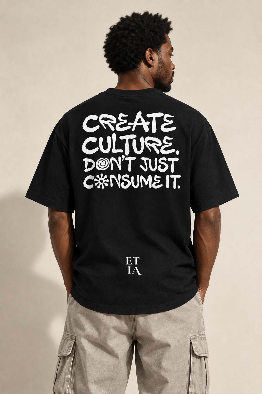 Create Culture white-print back preview