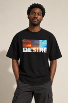 Desire white-lettering T-shirt preview