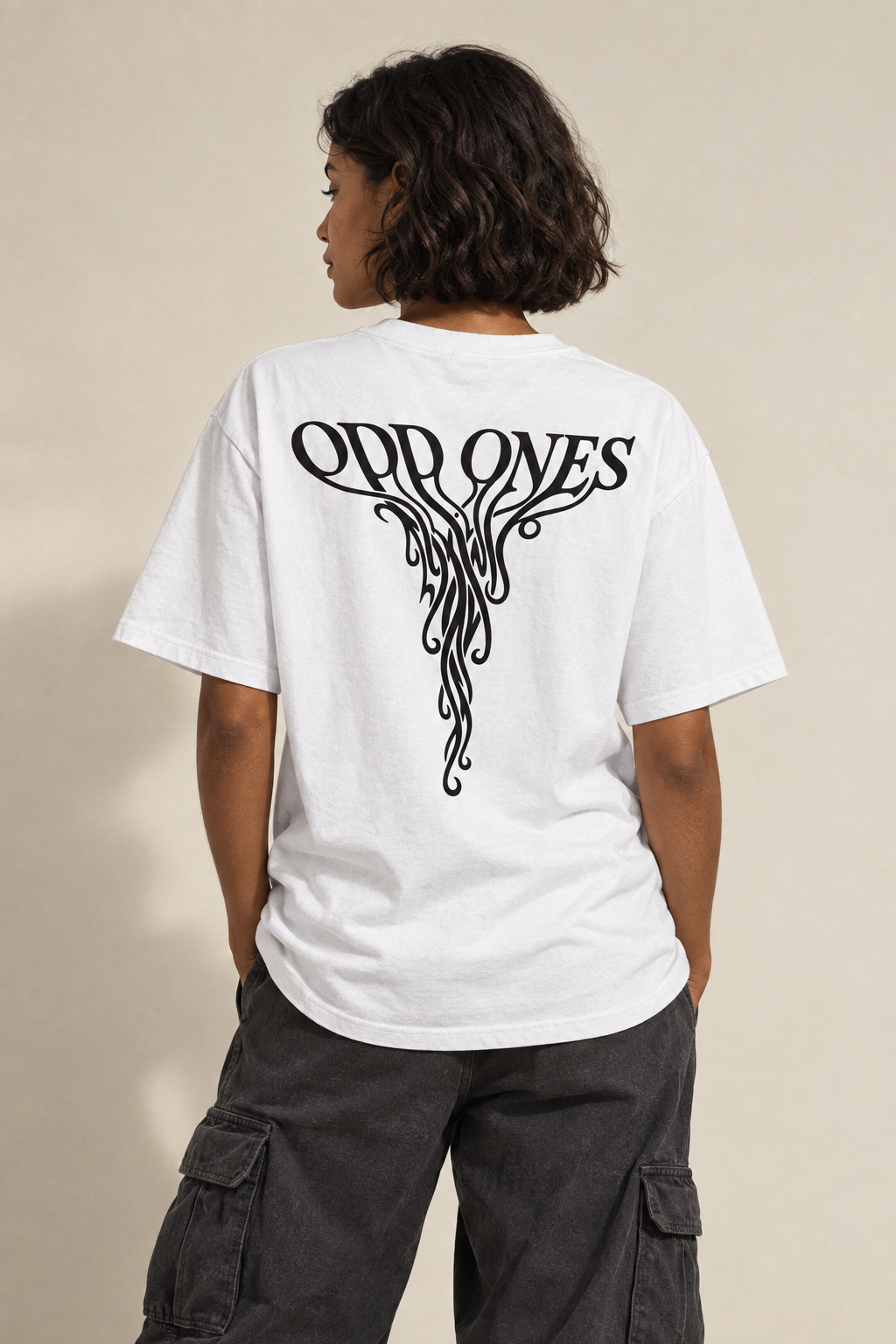 White Odd Ones T-shirt back preview